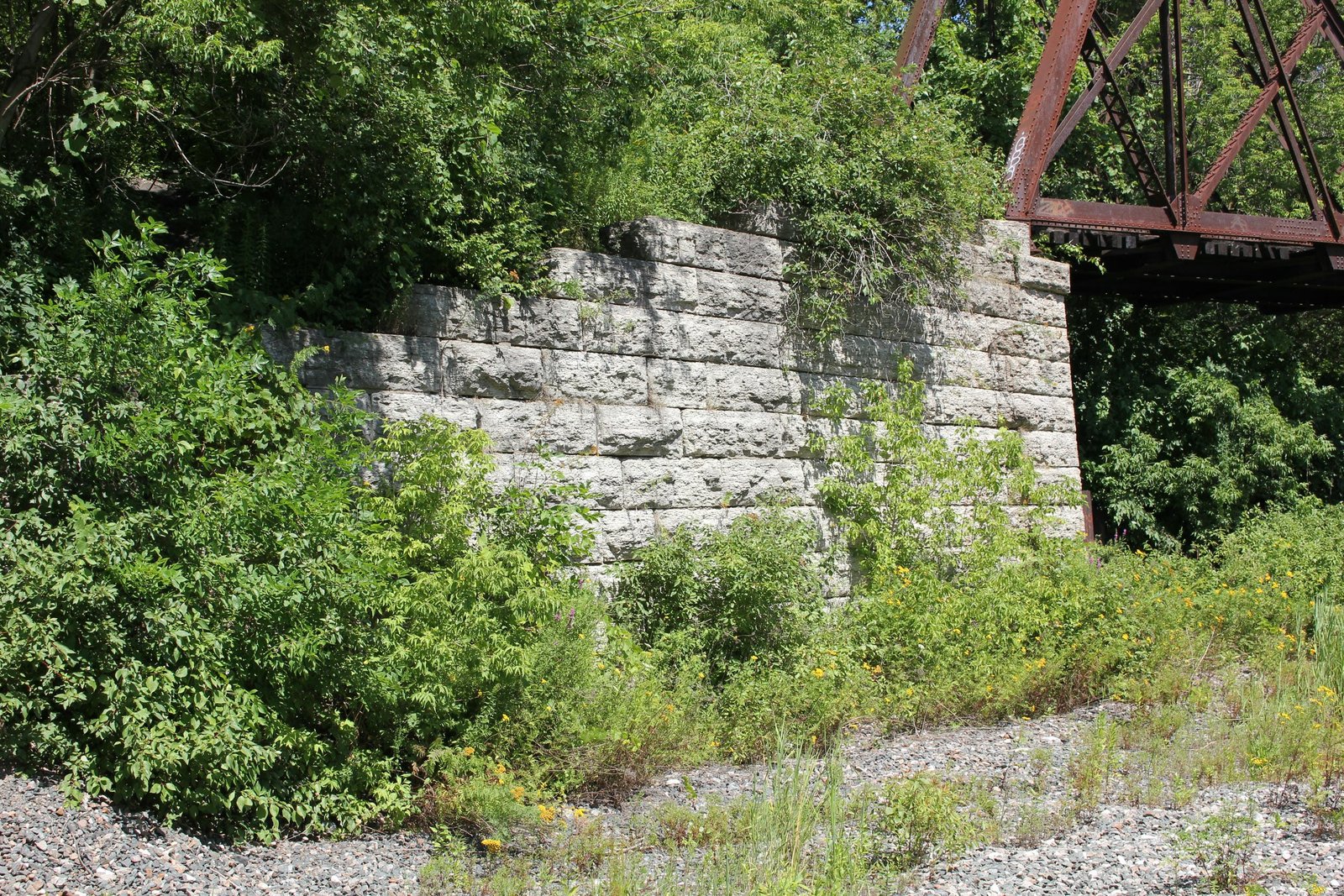 West abutment
